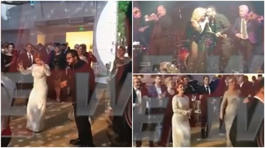 Filmare EXCLUSIVĂ de la nunta Olguței Vasilescu! Pusă pe distracție, mireasa „a rupt ringul în două”! VIDEO
