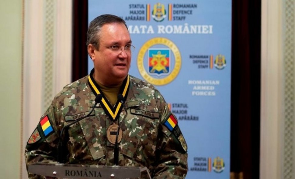 Generalul Nicolae Ciucă, reinstalat ca şef al Statului Major al Apărării