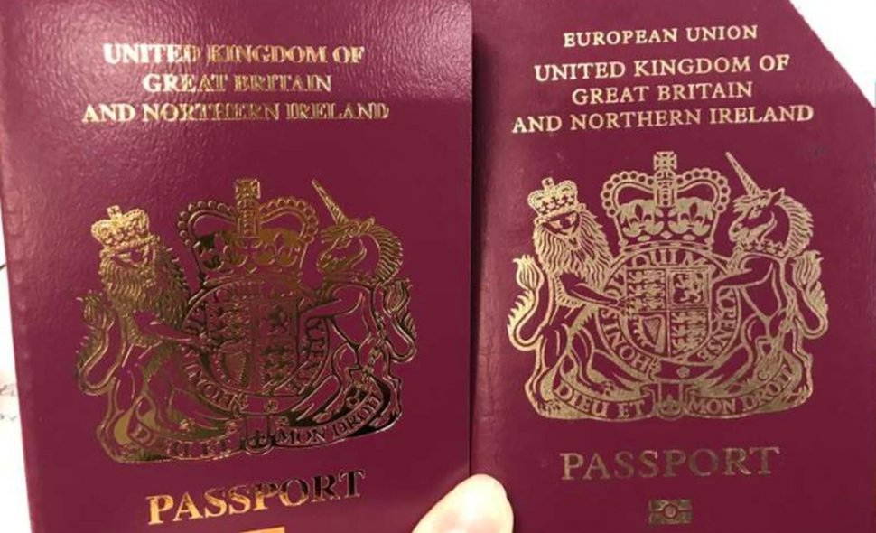 BREXIT. Noile paşapoarte britanice nu mai conţin menţiunea ''Uniunea Europeană''