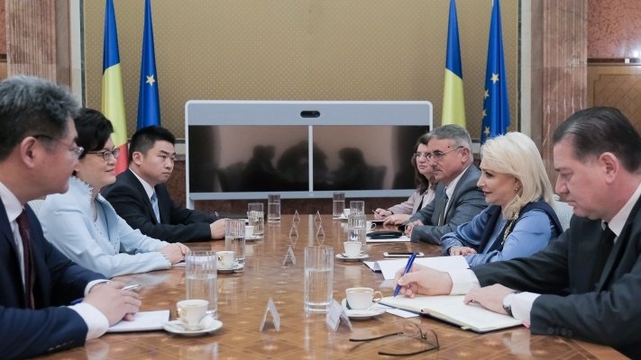 Premierul Viorica Dăncilă, întâlnire cu ambasadorul Chinei: România este interesată de creșterea schimburilor comerciale