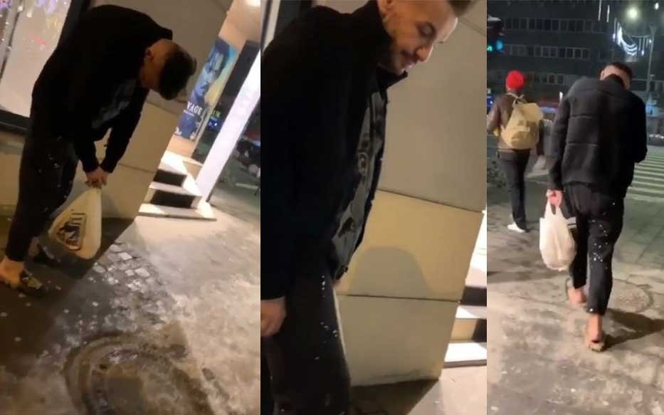 Imagini halucinante cu Răzvan Ciobanu drogat pe stradă! ”Auzi, tu ești ok?” - Cum a fost filmat designerul  