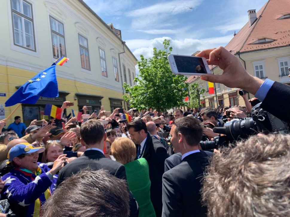 Baie de mulțime la Summitul UE de la Sibiu. Liderii au terminat prima sesiune de lucru (FOTO)