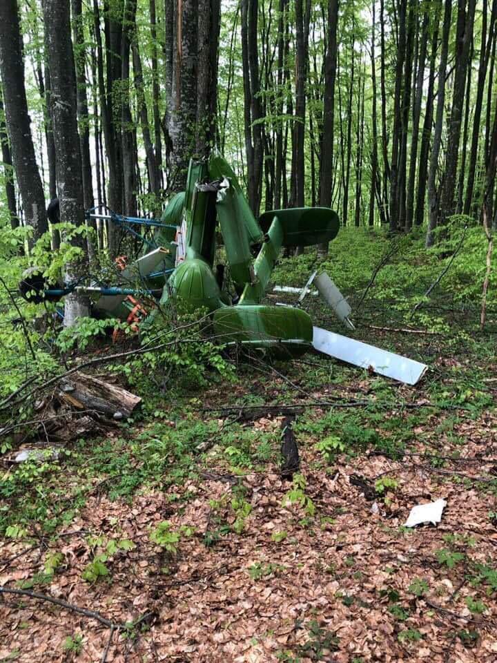 Descoperire șocantă la Săpânța. Un cioban a găsit un elicopter de producție rusească prăbușit. Lângă el se afla un bărbat mort 592939