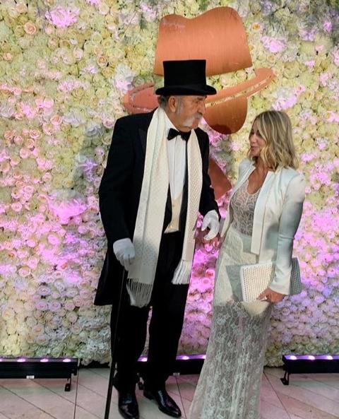 Nadia Comăneci, eleganţă desăvârşită la ziua de naştere a lui Ion Ţiriac FOTO 593078