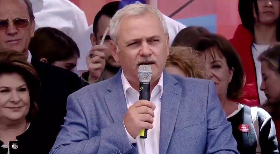 Miting PSD la Galați. Liviu Dragnea: Iohannis a furat și ziua Europei. Nu îl bagă nimeni în seamă. Asta e soarta slugilor! 