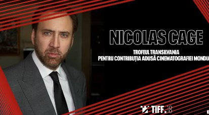 Nicolas Cage vine în România la Transilvania Film Festival 2019 VIDEO