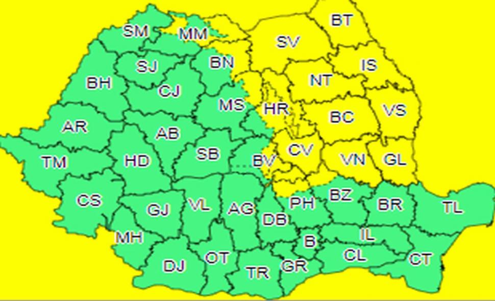 Vremea face ravagii. Cod galben de averse torențiale 594360