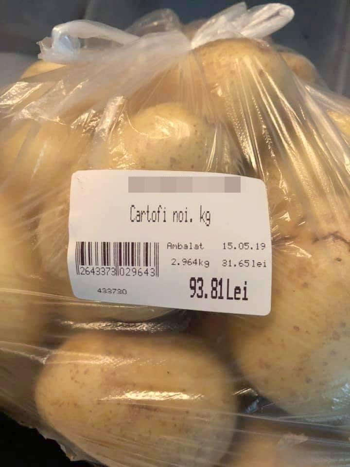 Un bărbat s-a dus într-un supermarket și și-a pus în coș trei kilograme de cartofi. Când a ajuns la casă, a crezut că nu este adevărat. „Băi ești nebun?” (FOTO) 594326