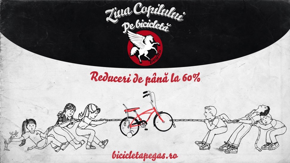 Biciclete Copii cu reduceri de pana la 60% doar la Pegas (P)