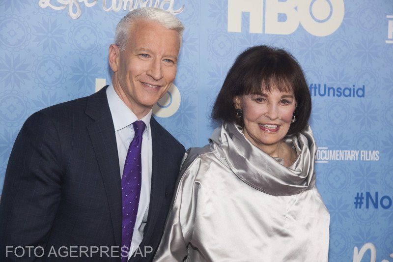  Realizatorul CNN Anderson Cooper anunță moartea mamei sale, legenda modei Gloria Vanderbilt: ”M-am gândit mereu la ea ca la un vizitator dintr-o altă lume. Mereu am crezut că e treaba mea să o protejez“