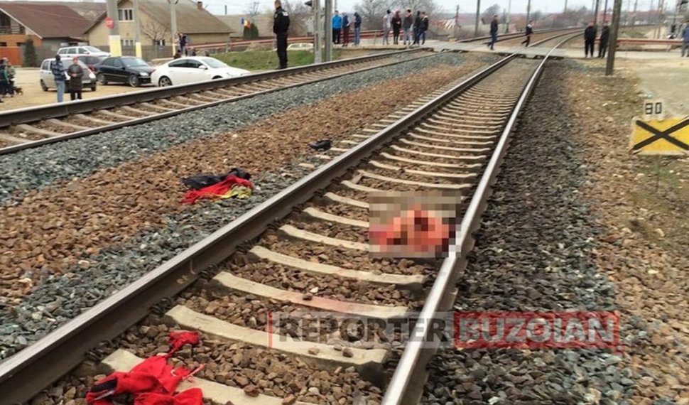 Tragedie pe calea ferată. O femeie a fost călcată de tren, în Buzău