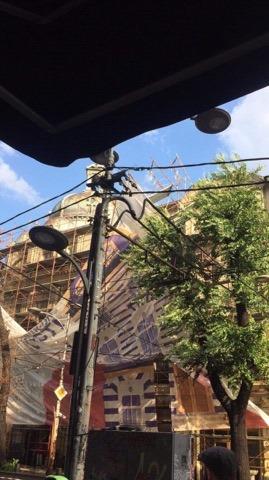 Primăria Capitalei, prima reacție după ce două schele s-au desprins de pe fațade din cauza vântului 600737