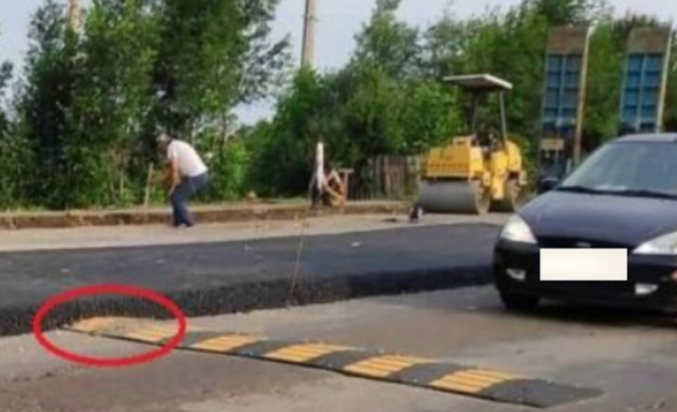 Expresia „noi muncim, nu gândim” pare să fie preferata drumarilor din Suceava. Au acoperit cu asfalt tot ce le-a ieşit în cale