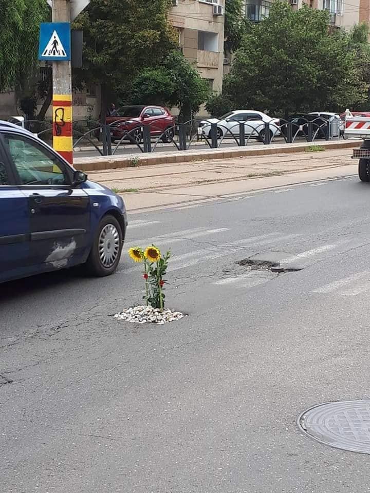 Șoferii aflați pe Calea Călărașilor din București au avut parte de surpriza vieții lor. „O nebunie! Ieșea direct din asfalt!” (FOTO)  602065