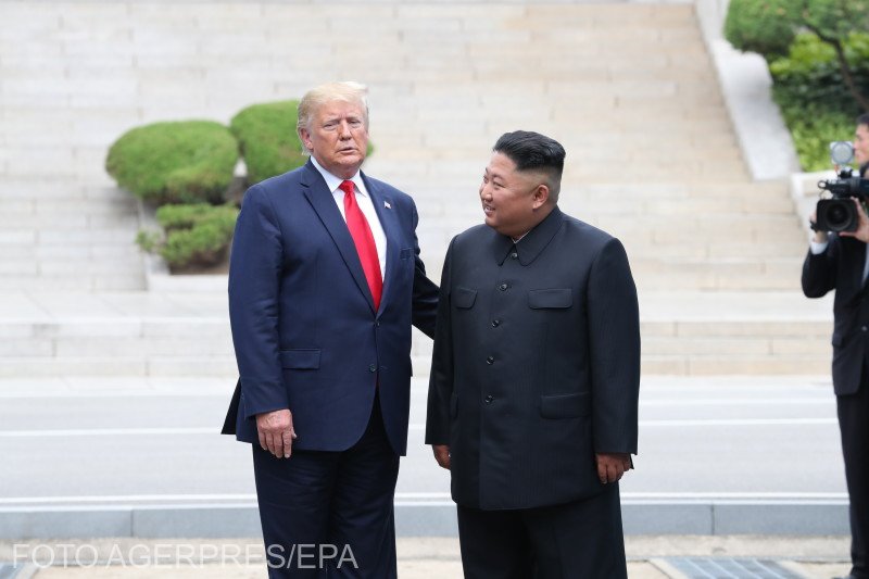 Donald Trump, primul preşedinte american care a mers pe teritoriul Coreei de Nord. „Este o zi minunată pentru lume”