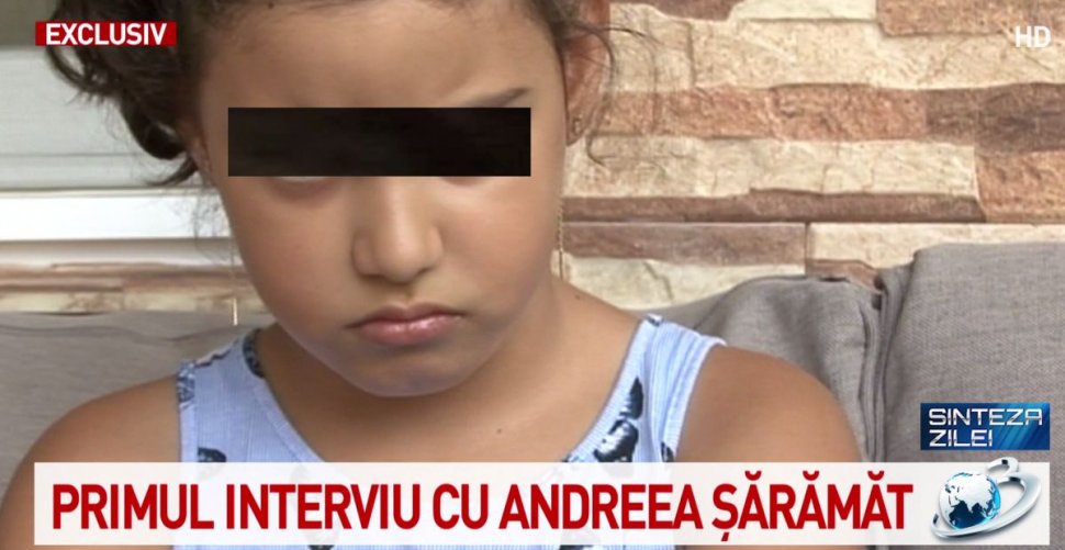Primul interviu cu Andreea Șărămăt, fetița de la Baia de Aramă rămasă fără sora ei. Mesaj pentru Sorina: „Întoarce-te acasă, te rog. Te iubesc”