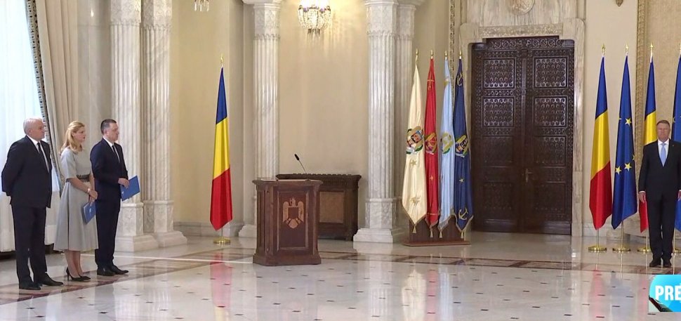 Moga, Mănescu și Fifor au depus jurământul la Cotroceni