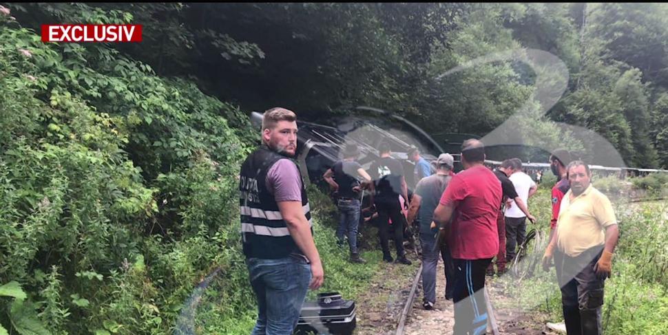 Mocăniţa din Maramureş a deraiat, cu 200 de turiști la bord. Bilanțul accidentului 609389