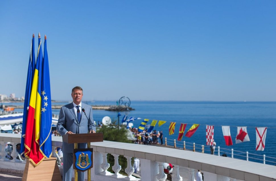 Klaus Iohannis va participa la festivităţile organizate de Ziua Marinei Române, la Constanța