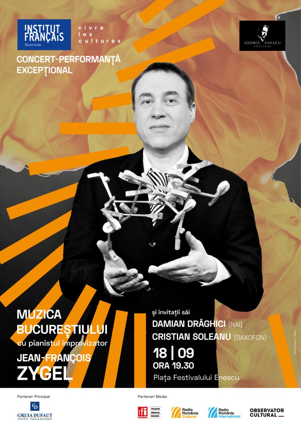 Festivalului Internațional George Enescu 2019. Bucureștenii se pot bucura de trei evenimente inedite. Jean-François Zygel vine în România 611096