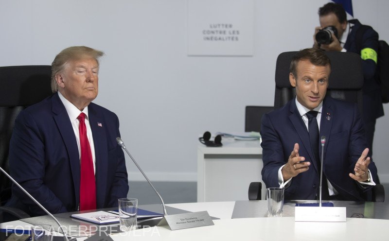 Summit-ul din Franța s-a încheiat. Ce au decis Donald Trump și Emmanuel Macron