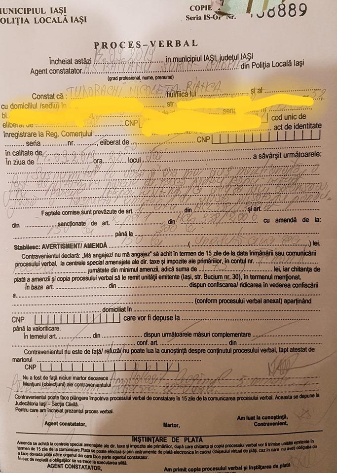 Nicoleta din Iași se afla într-un parc, când doi polițiști s-au apropiat de ea: „E strigător la cer!” 614972