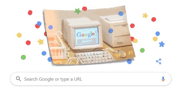 GOOGLE sărbătorește 21 de ani cu un Google Doodle special. Ce înseamnă cuvântul Google