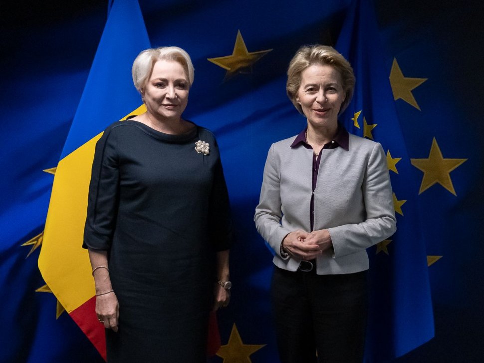 Ursula von der Leyen îi cere premierului Dăncilă înlocuirea rapidă a Rovanei Plumb, pentru postul de comisar european