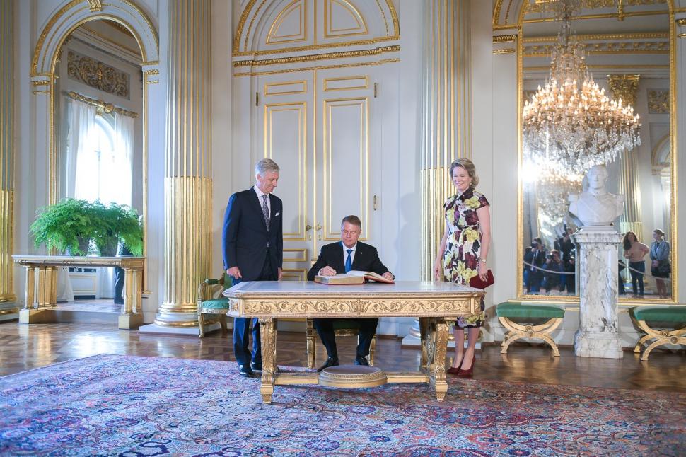 Preşedintele Klaus Iohannis, întâlnire cu regele Philippe, la Palatul Regal din Bruxelles 617369