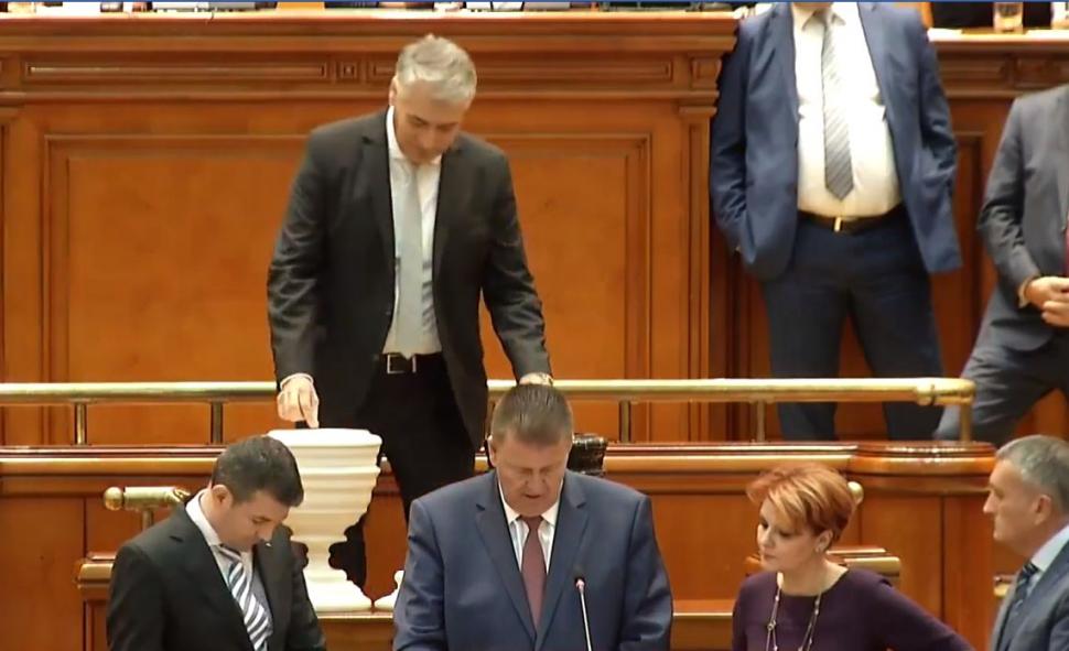 Deputatul demisionar din PSD Mihaiță Găină a votat pentru demiterea Guvernului