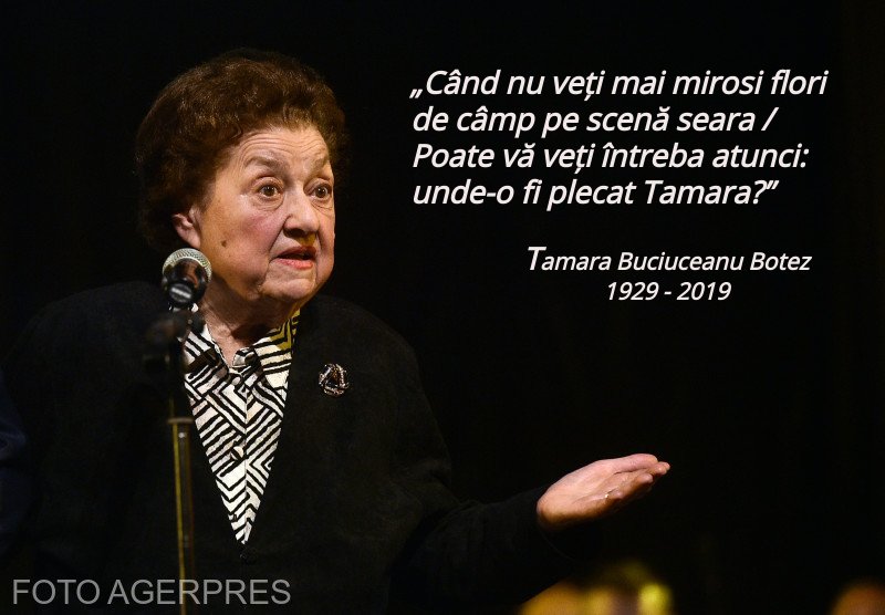 Tamara Buciuceanu Botez a murit la 90 de ani. Marea actriță a teatrului românesc se retrăsese de ani buni de pe scenă