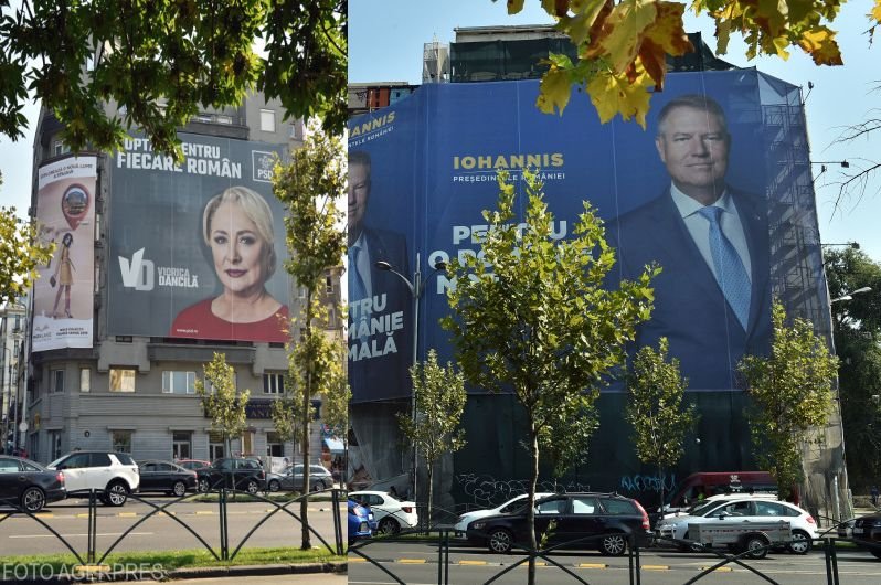Prezidențiale 2019. Câți bani au cheltuit partidele pentru bannerele uriașe cu Iohannis, Dăncilă, Barna și Paleologu 