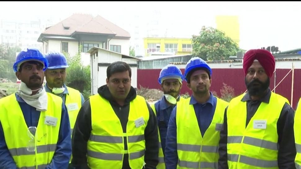 Şantierele româneşti, pline de muncitori din Asia. Patronii sunt foarte mulțumiți de ei - VIDEO
