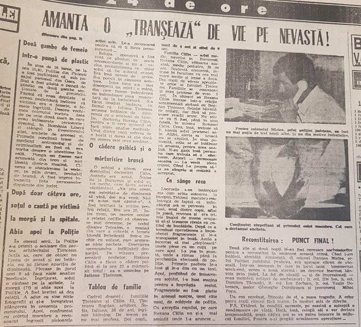 Doctorița Roxana a tranșat-o pe soția amantului său și i-a împrăștiat rămășițele în tot Ploieștiul. Crima care a cutremurat întreaga Românie!  622348