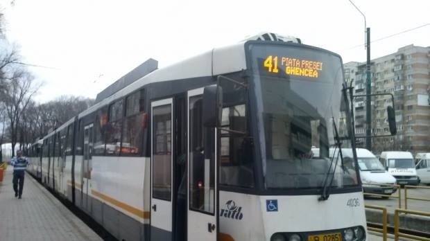 Haos în București! Circulaţia tramvaielor 41, blocată luni dimineață
