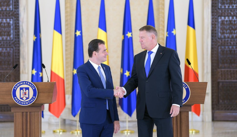 Klaus Iohannis participă la şedinţa Guvernului Orban. Restructurarea Executivului, pe ordinea de zi