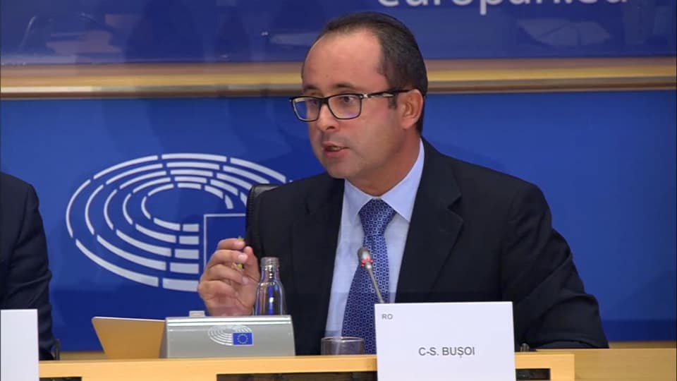 Cristian Bușoi, responsabilul Comisiei de Mediu si Sănătate (ENVI) din Parlamentul European pentru Agenția Europeană a Medicamentului 
