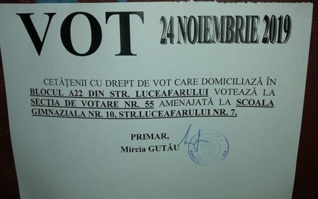 ALEGERI PREZIDENȚIALE 2019. Primarul din Râmnicu Vâlcea cheamă oamenii la vot direct în turul 2. Localnicii sunt revoltați și îl acuză de dezinformare!