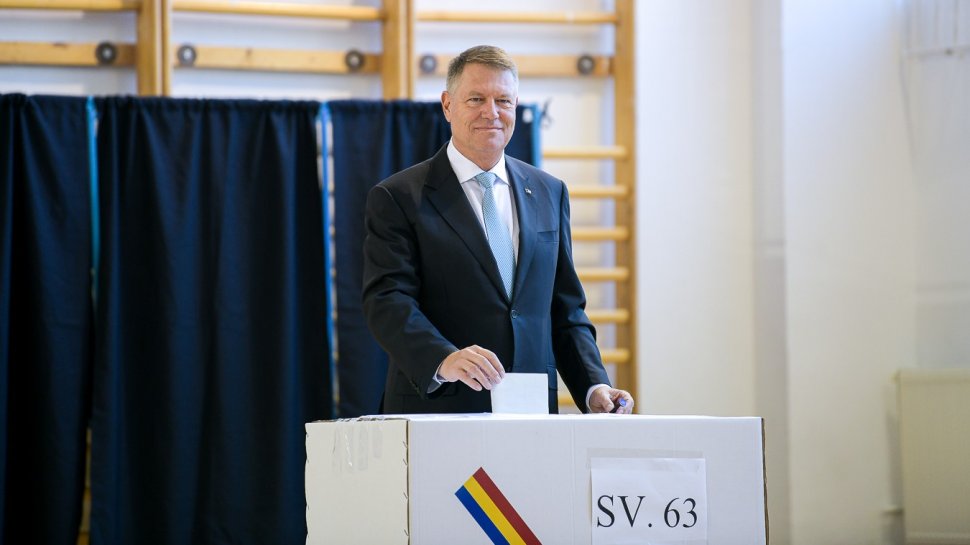 ALEGERI PREZIDENȚIALE 2019. Ce a făcut Klaus Iohannis, imediat după ce a votat