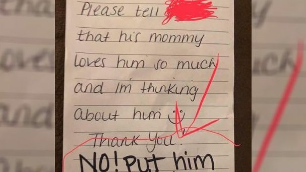 Mesajul îngrozitor al unei educatoare pentru mama unui băiețel de doi ani. Ce a scris pe un bilețel lăsat în geanta copilului. Mama a înghețat când a citit mesajul!