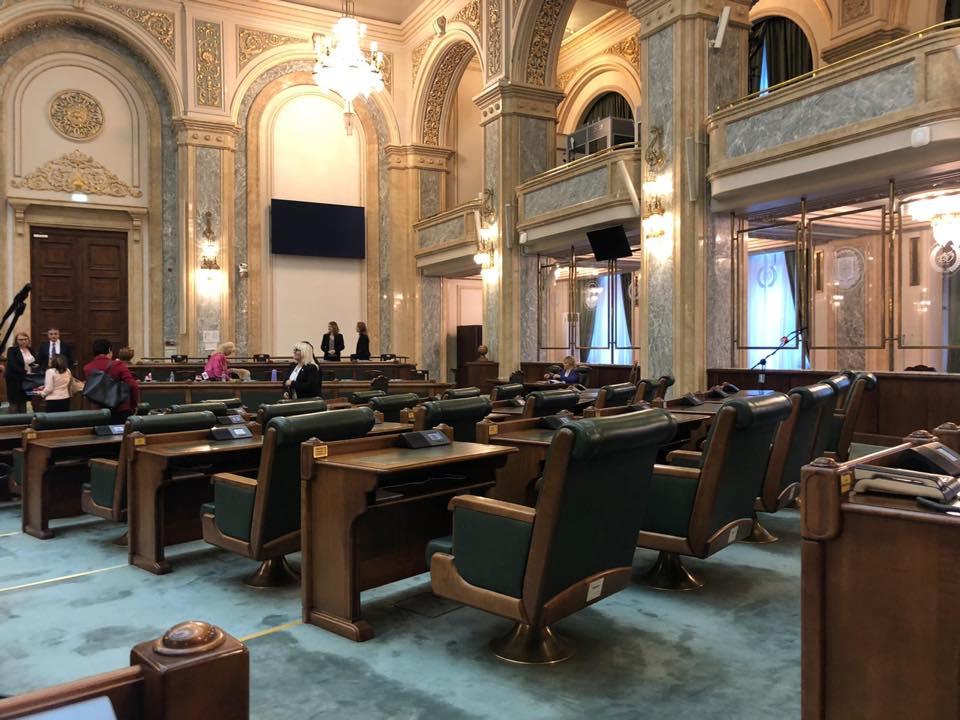 Alina Gorghiu: „Moment penibil! Președintele Senatului numit de PSD vorbește azi unei săli goale” 629904