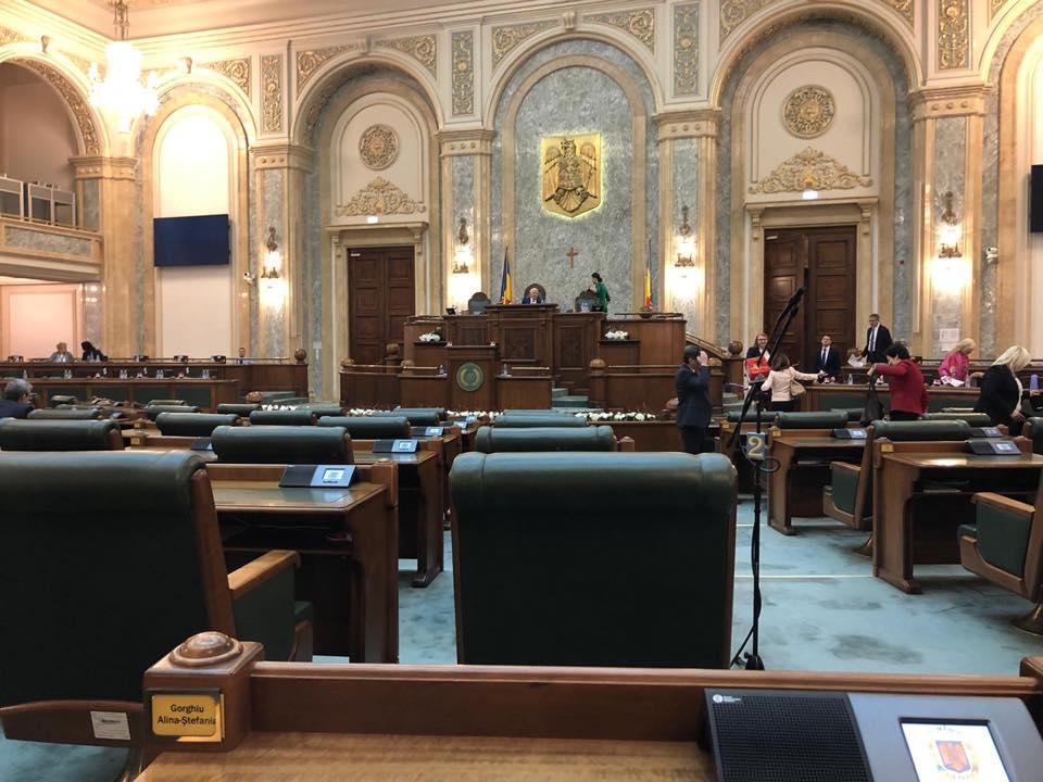 Alina Gorghiu: „Moment penibil! Președintele Senatului numit de PSD vorbește azi unei săli goale” 629907