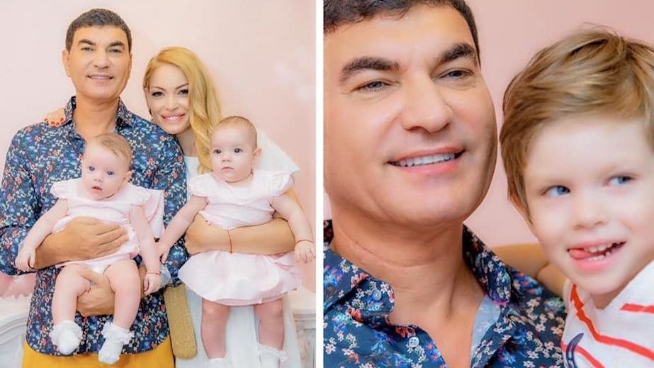 Imagine cu familia completă! Valentina Pelinel şi Cristi Borcea s-au pozat alături de copiii lor