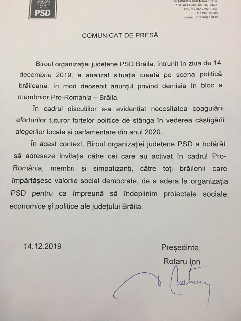 Mihai Tudose și alți foști membri PSD care au plecat la Pro România, invitați să se întoarcă înapoi în partid  631994
