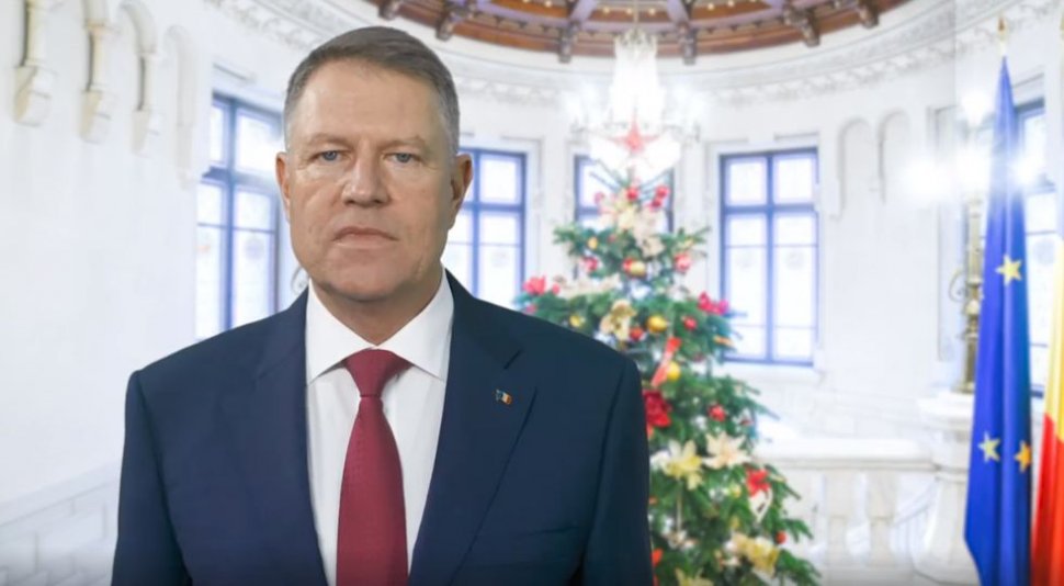 Klaus Iohannis, mesaj de Crăciun pentru români: Să ne regăsim credința în puterea de a fi mai buni în fiecare zi