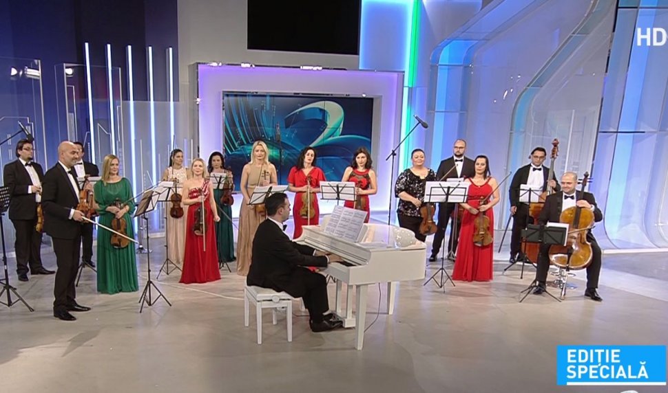 Premieră în platoul Antena 3! Concert de excepție oferit de Orchestra Simfonică București