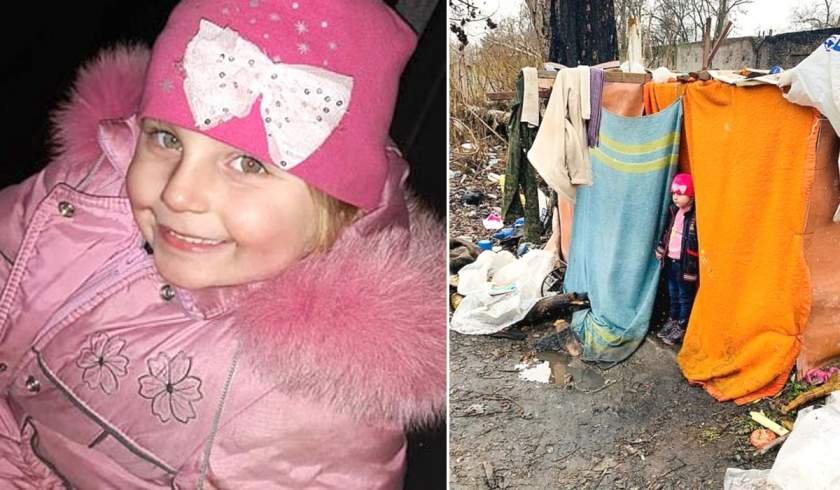 Fetiţă abandonată la groapa de gunoi de propriul tată, în ziua Crăciun. Anastasia s-a hrănit timp de cinci zile cu mâncare adunată dintre gunoaie
