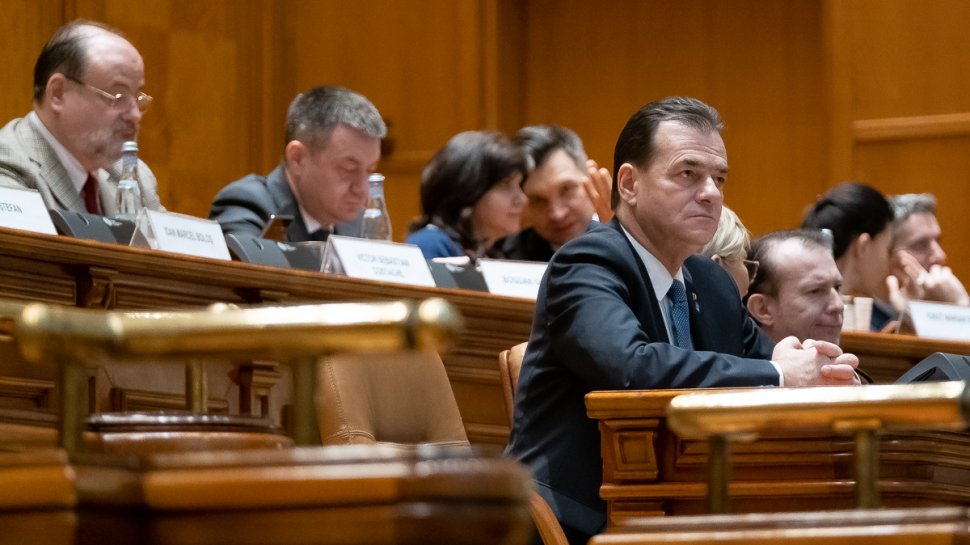 Guvernul Orban a fost demis. Moțiunea de cenzură a trecut cu 261 de voturi favorabile 