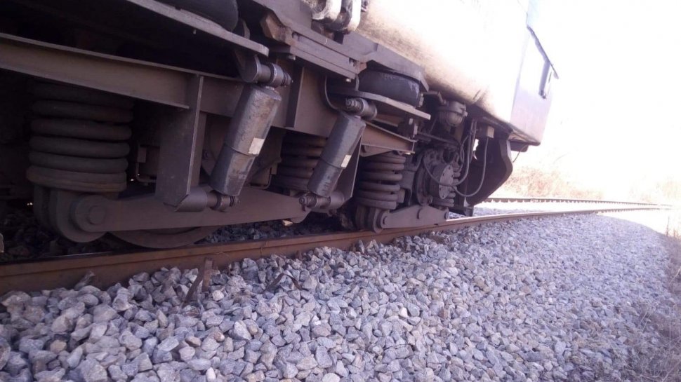 Tren de călători, deraiat la Sibiu. Autoritățile au intervenit imediat