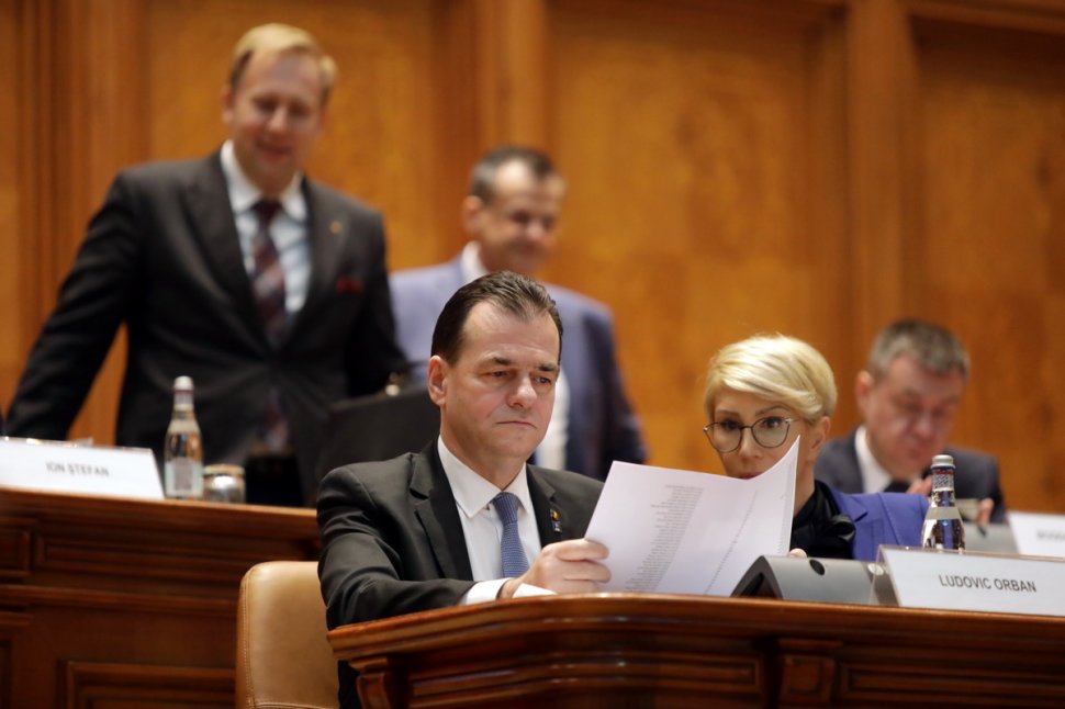ALDE, PSD și PRO România, boicot în Parlament la votul pentru învestirea Guvernului Orban II